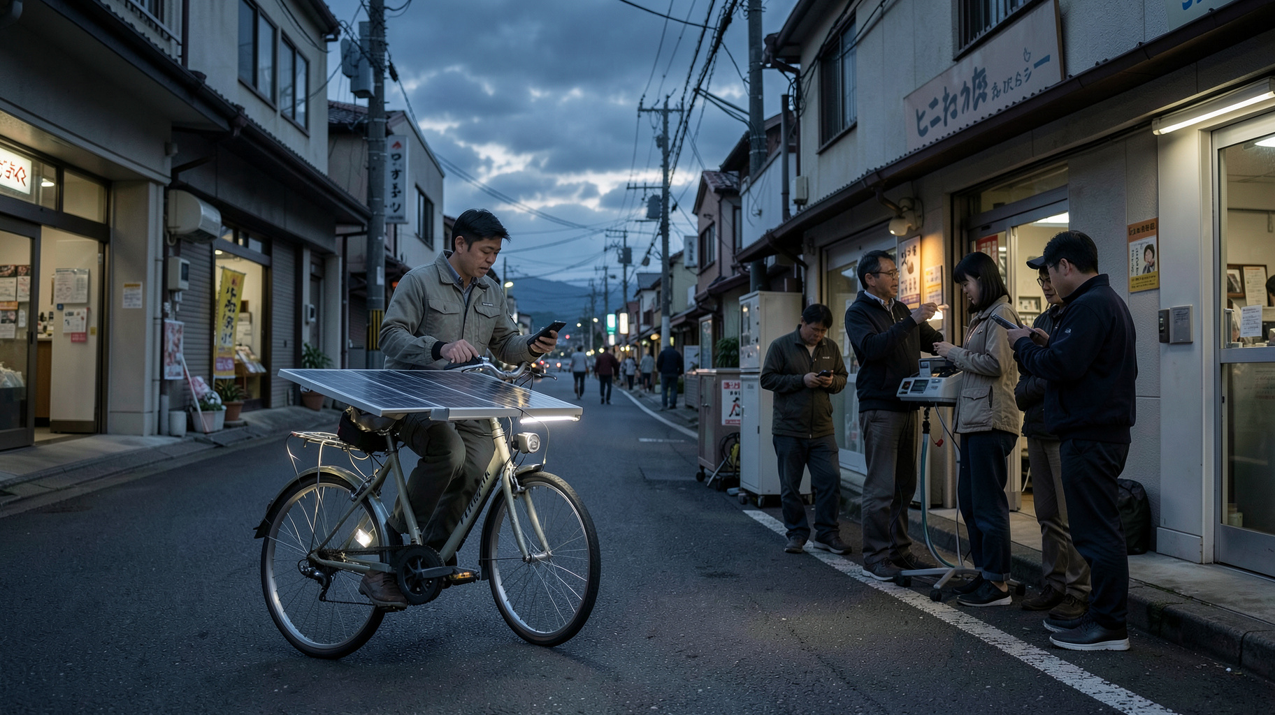 太陽光発電するSolar E-Bikeは災害時の電源になるか、走る蓄電池の実力と課題
